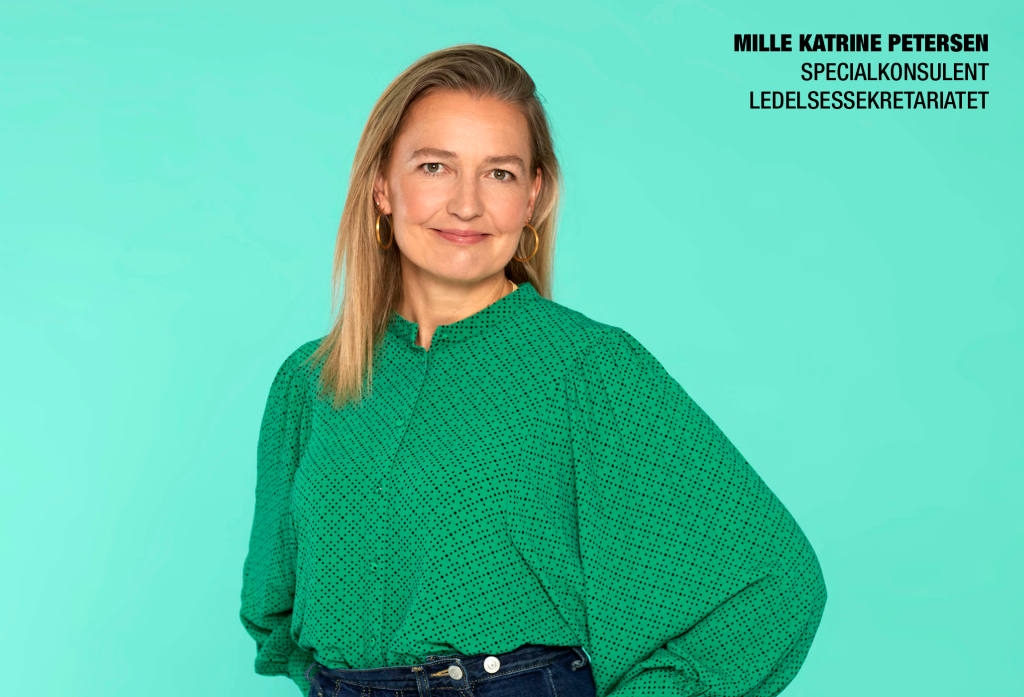 Mille Katrine Holm er specialkonsulent i Ledelsessekretariatet